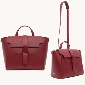 NEW SENREVE midi maestra bag in merlot